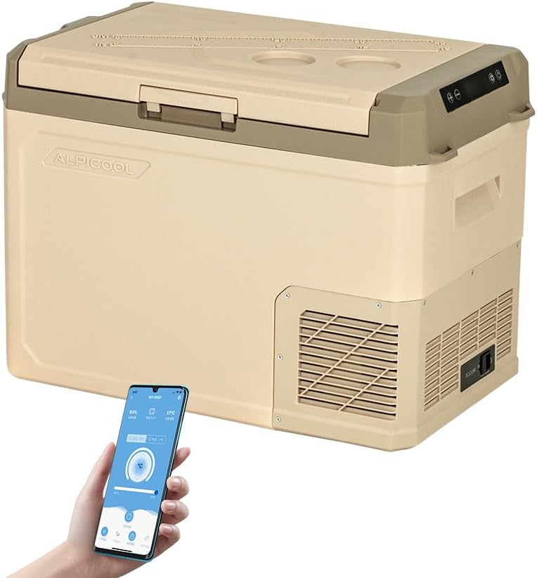 Alpicool GE40 40L Car Fridge Freezer Portable Compressor Car Refrigerator 12/24V...