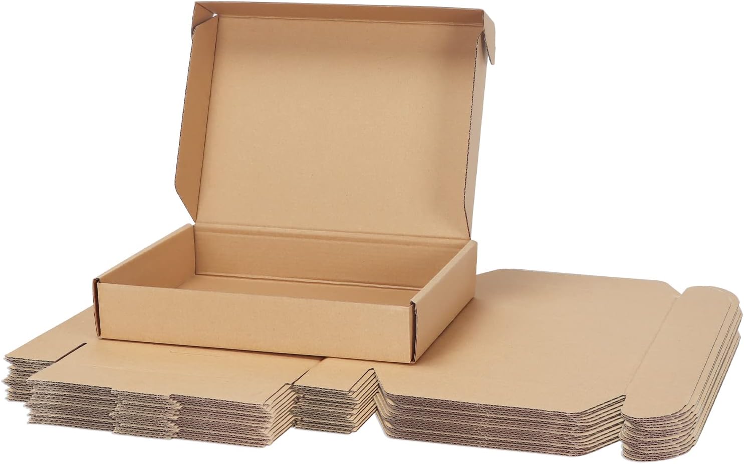 RLAVBL 25 Pack 280x204x51 mm (11x8x2 in) Shipping Boxes Brown Corrugated Cardboa...