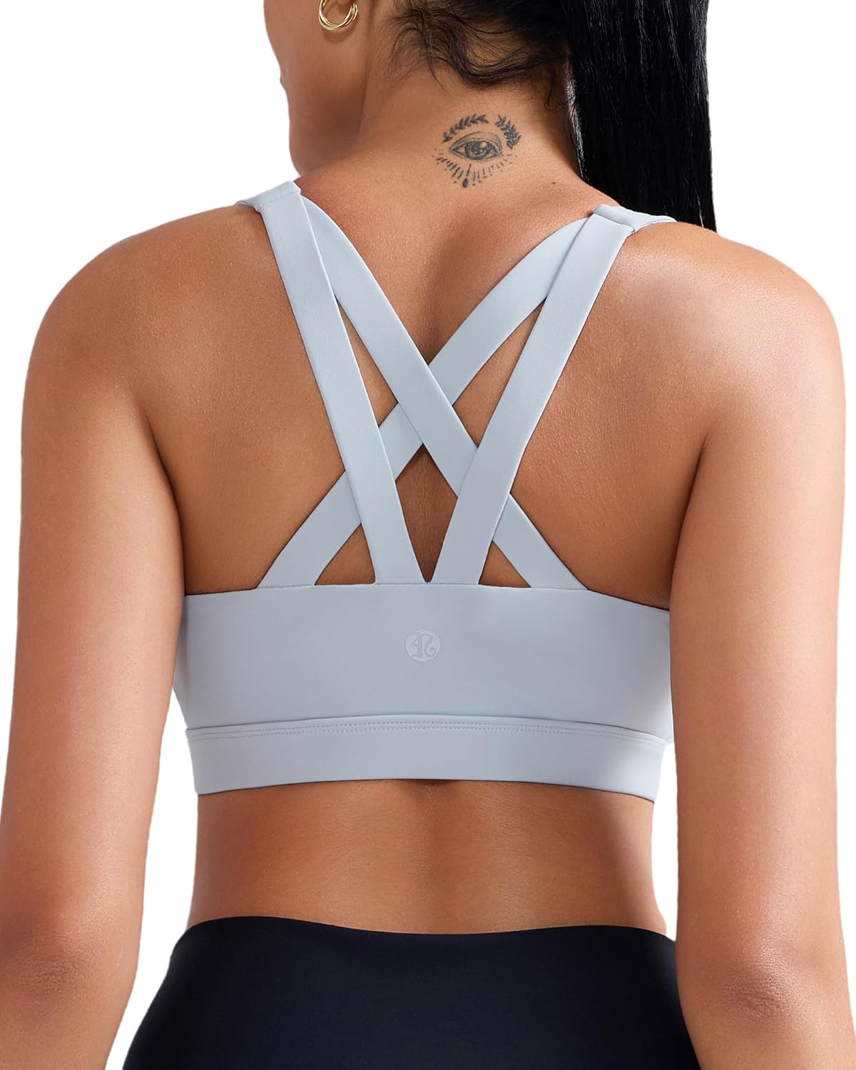 High-Quality RUNNING GIRL Sports Bra, Special Criss-Cross Back Strappy Sports Br...