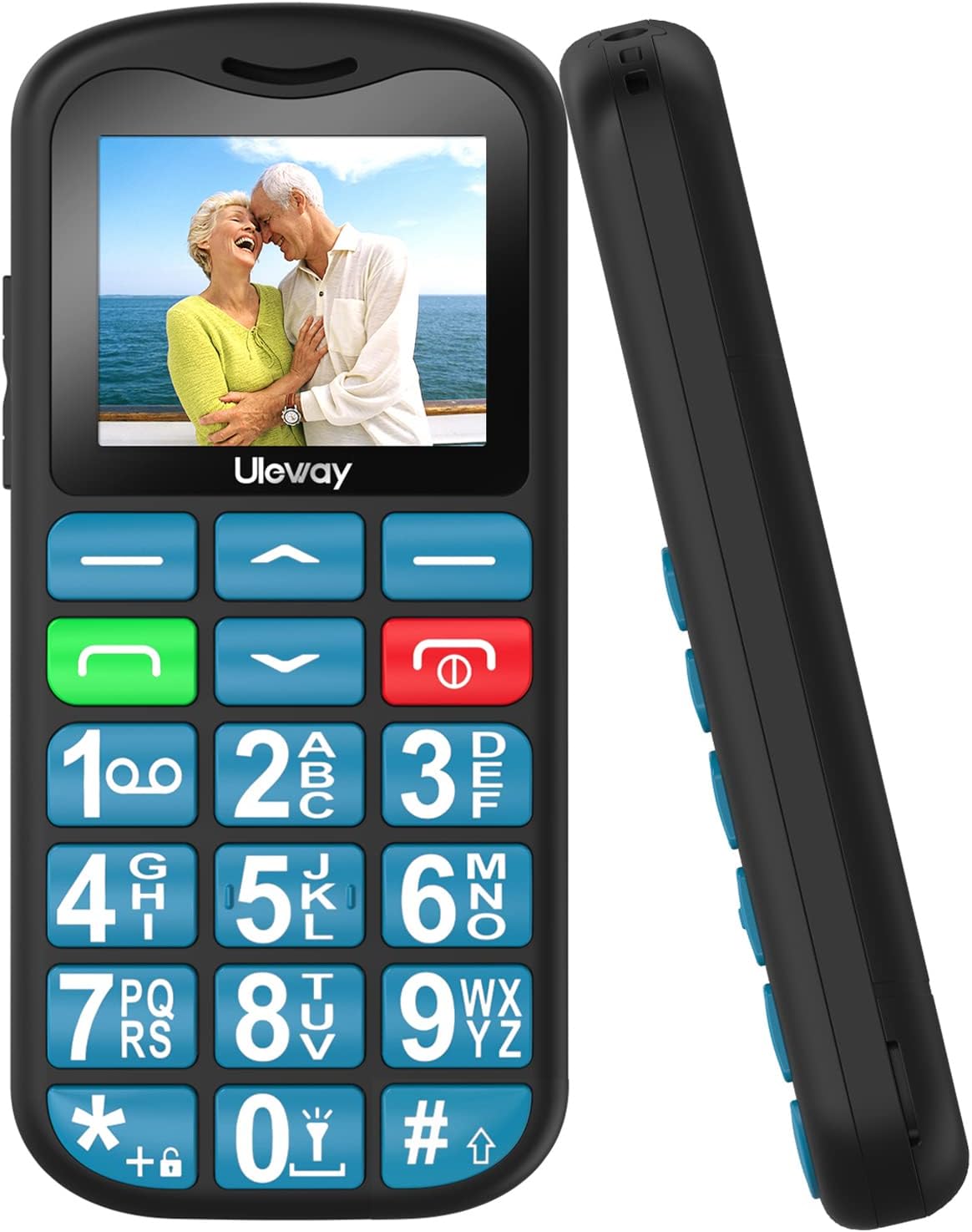 uleway Big Button Mobile Phone for Elderly, Easy to Use Basic Mobile Phone, SIM...