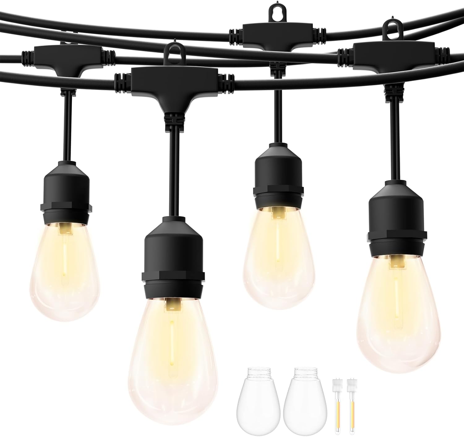 ZOTOYI Outdoor String Lights, Special Garden String Lights Mains Powered, Innova...