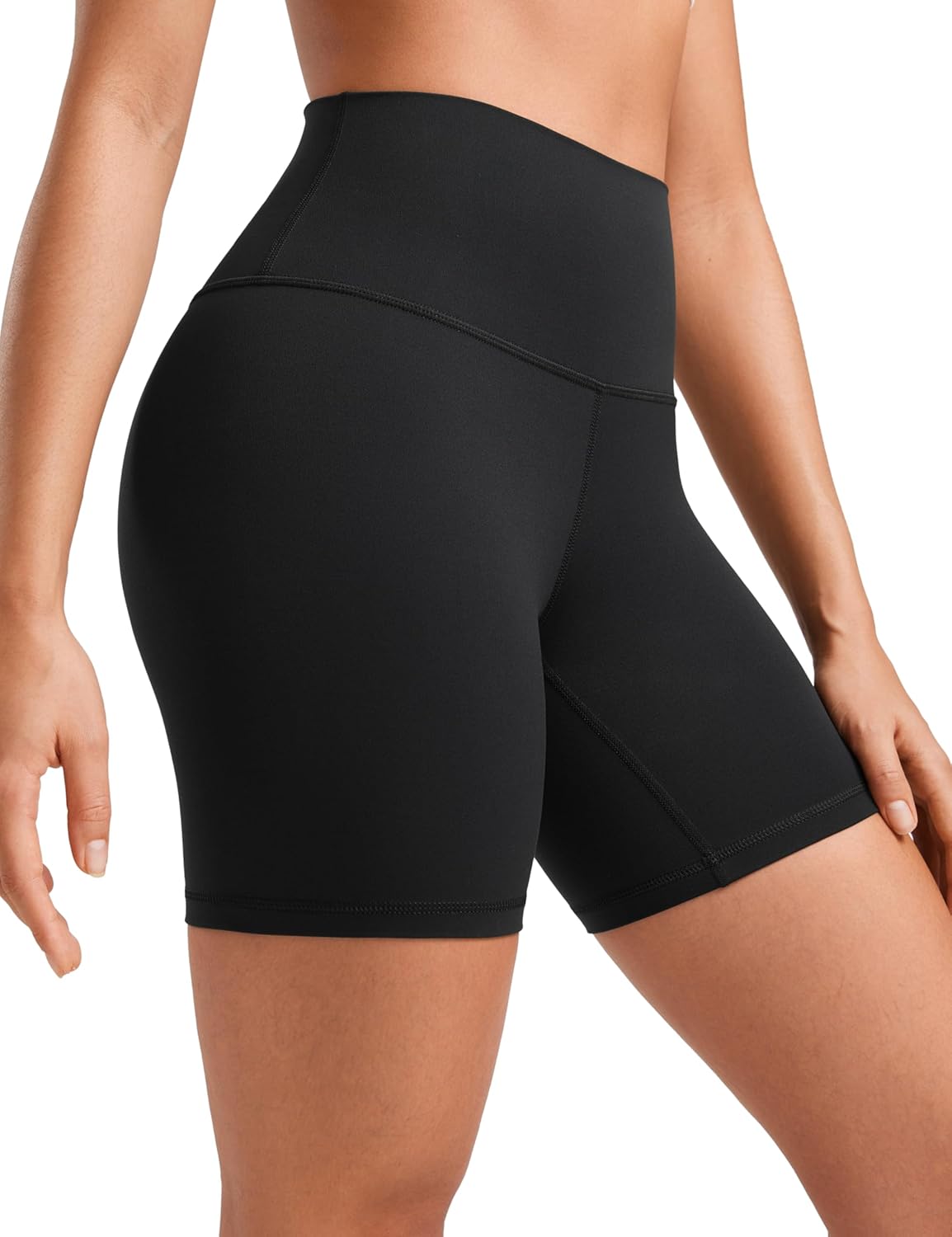 CRZ YOGA Womens Butterluxe Yoga Shorts, Special High Waisted Workout Gym Legging...