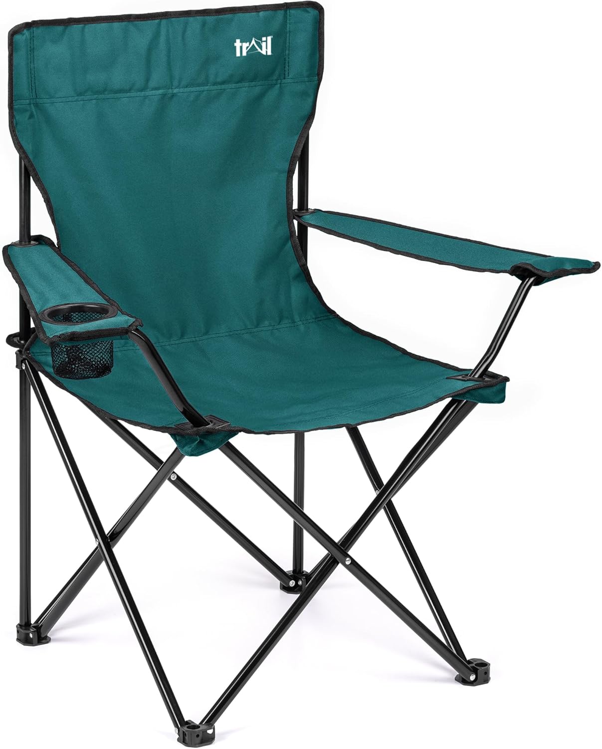 Trail Teal Camping Chair, Special Lightweight Folding Chair with Cup Holder, Aff...