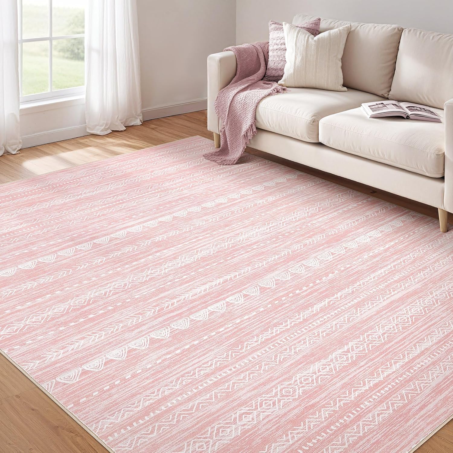 Creative Pink Rugs, Special Designer Rugs for Bedroom Girls, Special Rugs For Bo...