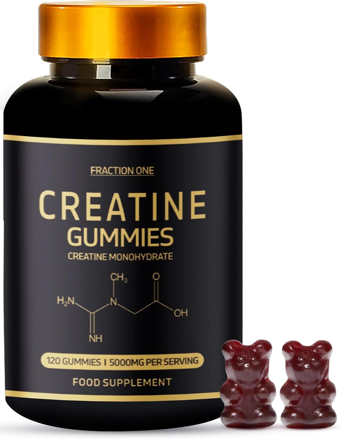 Premium Fraction One Creatine Monohydrate Gummies, Exceptional Gym Supplement fo...