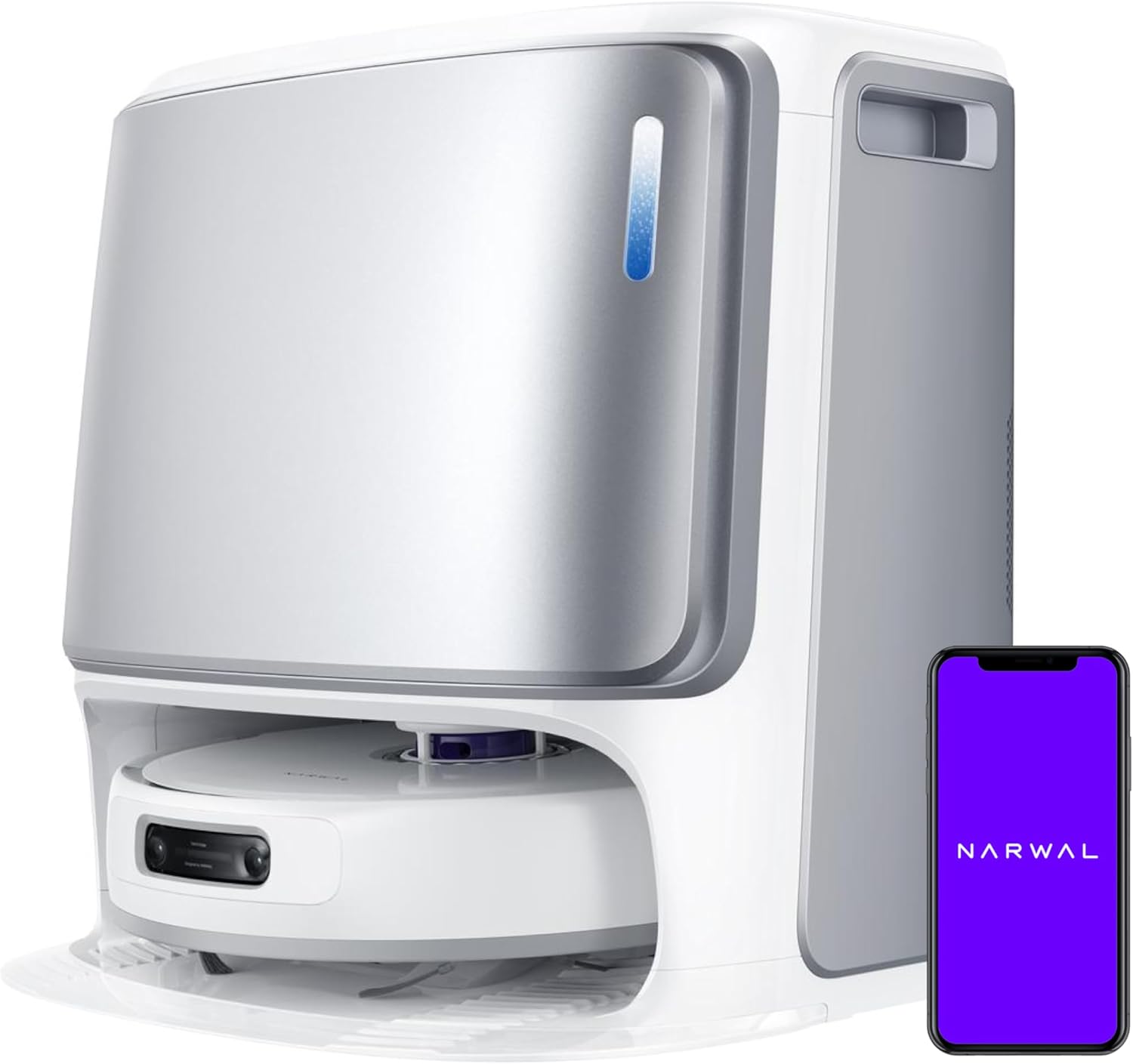 NARWAL Freo Z Ultra Robot Vacuum and Mop Combo, Dual RGB Cameras and Chips, AI A...