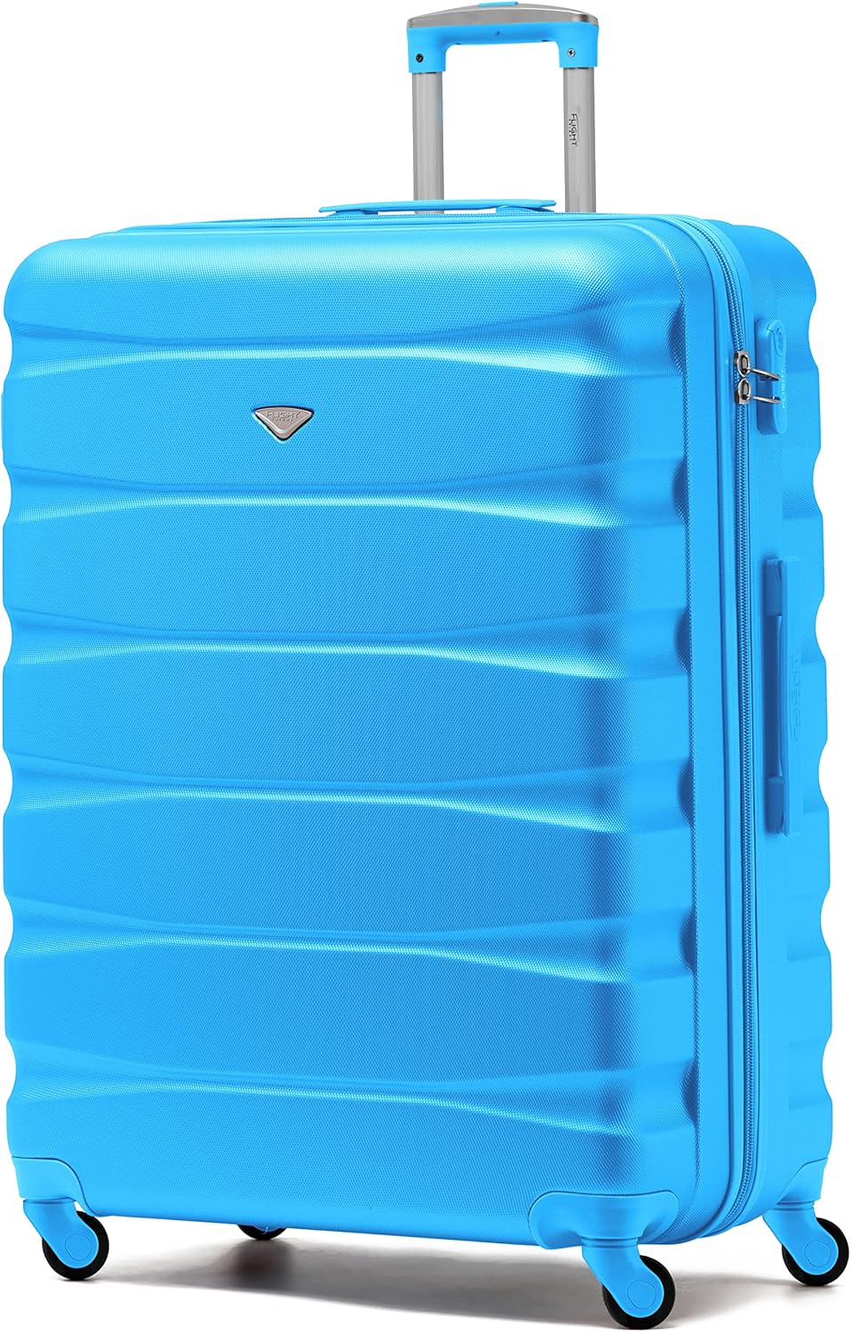 Flight Knight Lightweight Suitcase, Special ABS Hard Case Luggage with 4 Wheels,...
