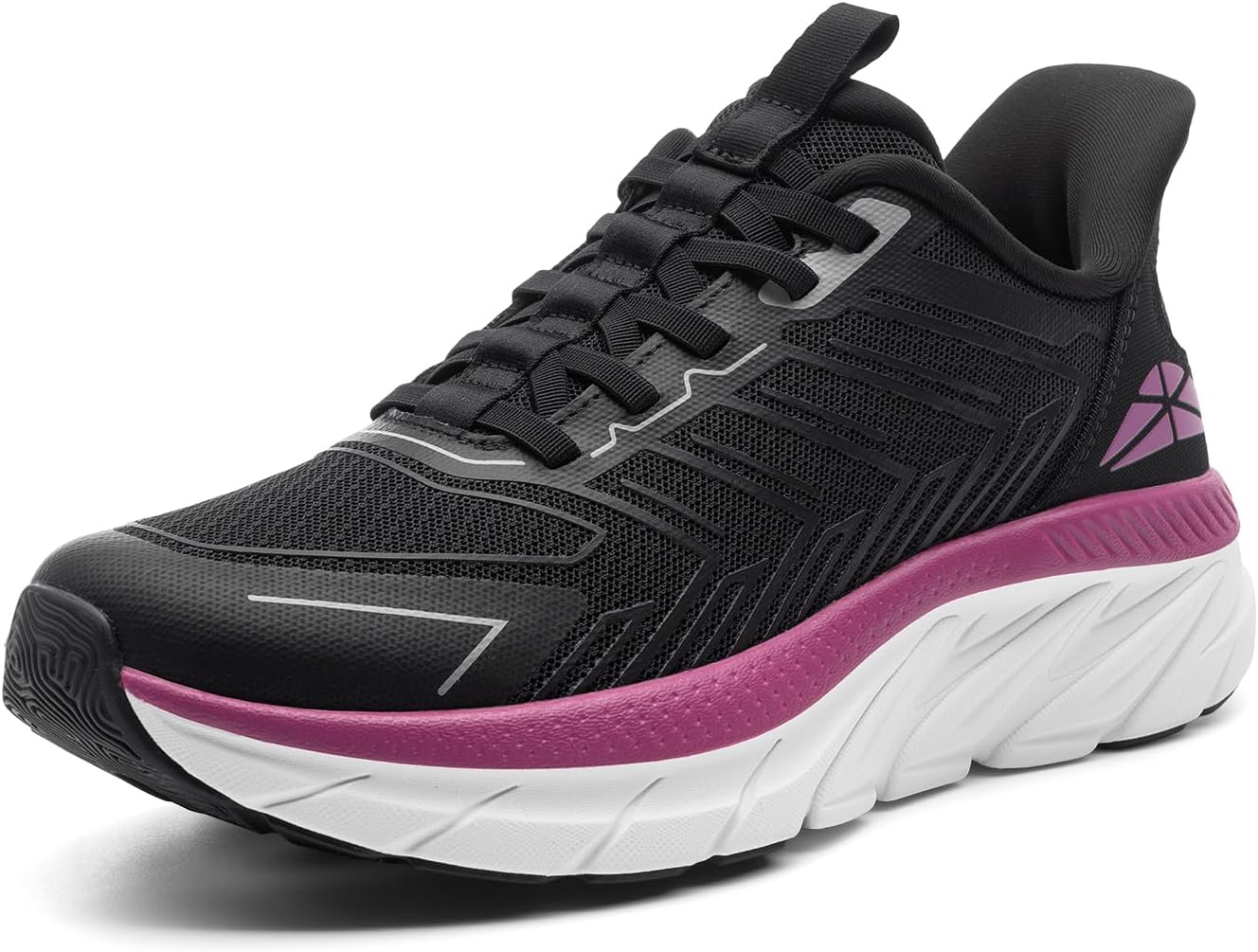 Women's Slip On Walking Shoes Running Comfortable Tennis Breathable Non Slip Ath...