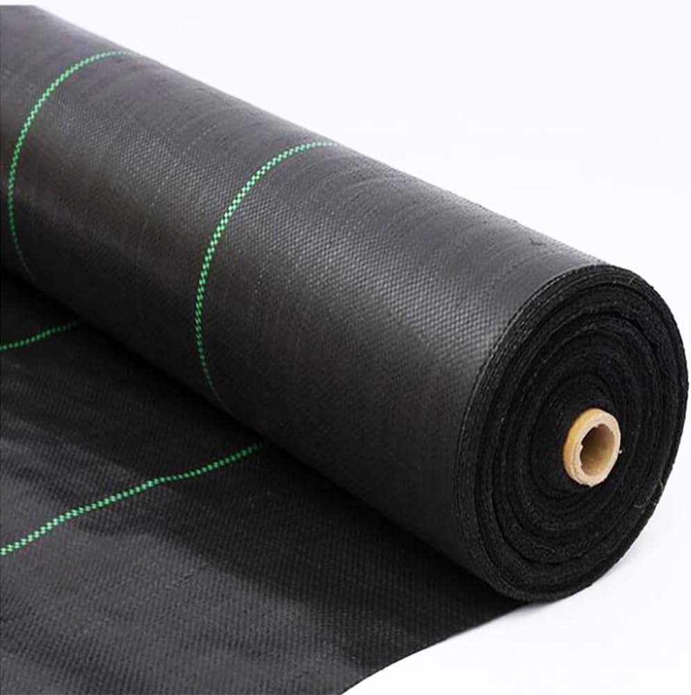 wohohoho 6.6ft x 66ft Weed Control Membrane, 2m x 20m Garden Weed Membrane Heavy...