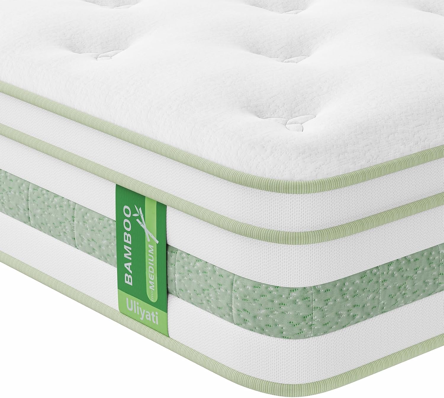 Uliyati Single Mattress 3FT, 10 Inch Gel Memory Foam Pocket Sprung Hybrid Mattre...