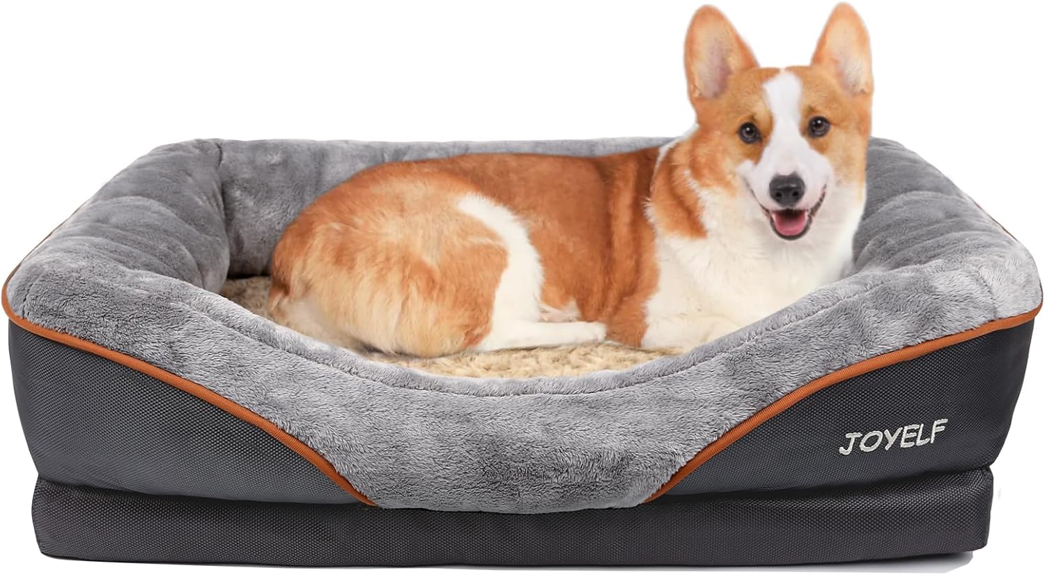 JOYELF Medium Memory Foam Dog Bed, Orthopedic Dog Bed & Sofa with Removable Wash...