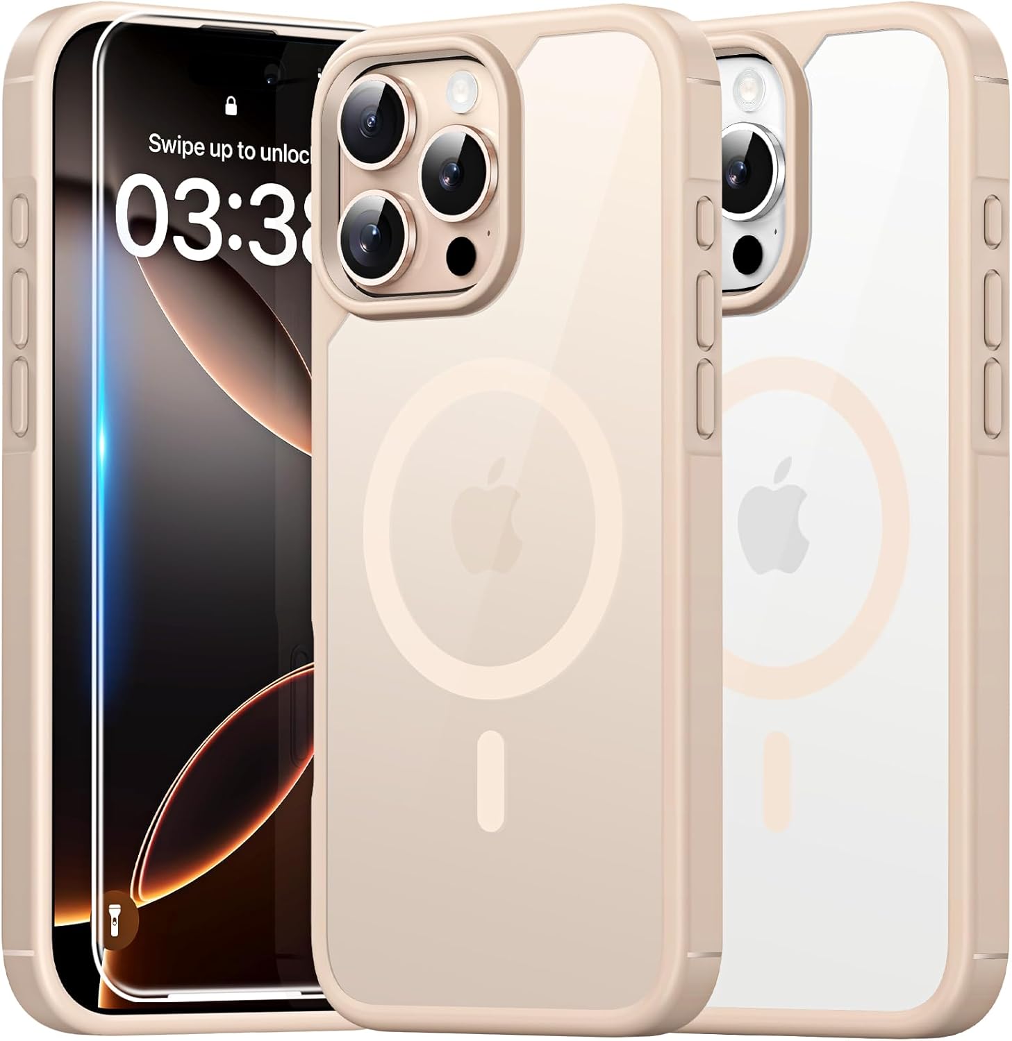 TAURI Magnetic iPhone 16 Pro Max Case, Innovative Phone Case with HD Screen Prot...