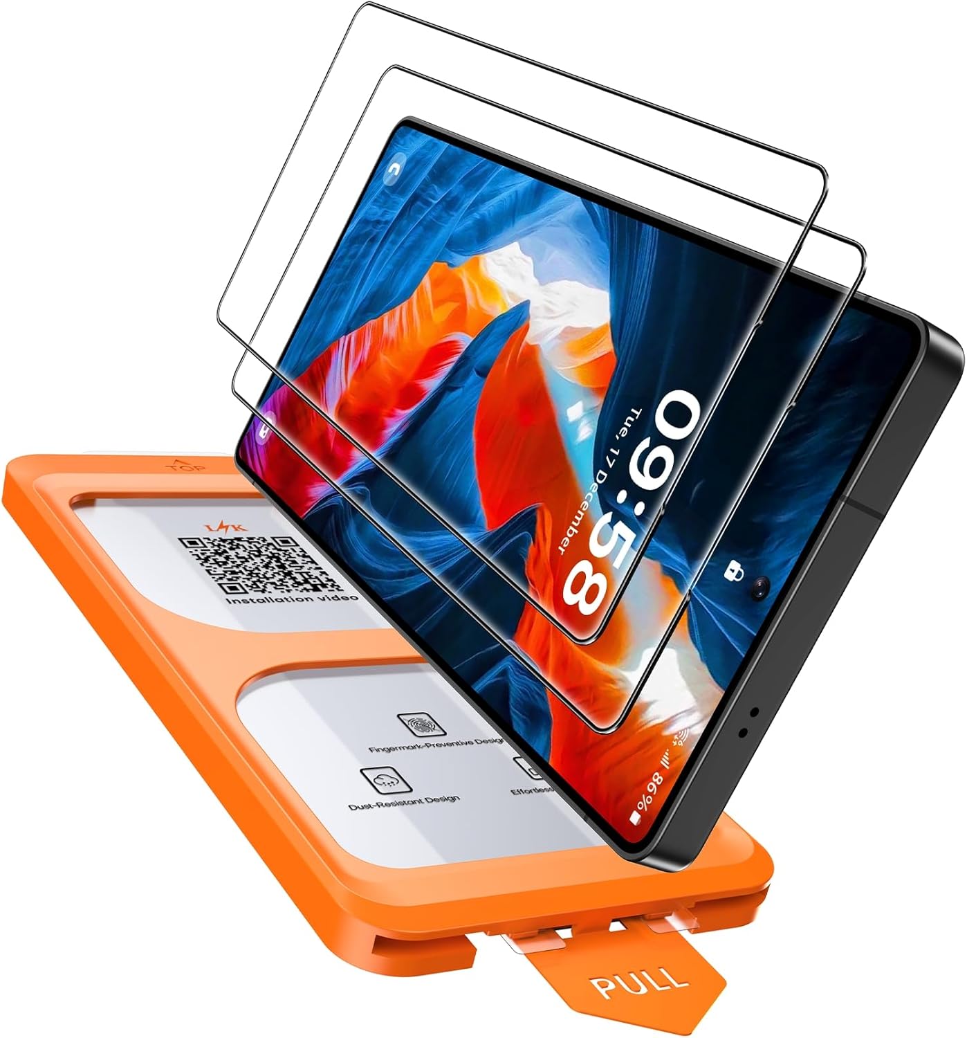 Premium LϟK [2 Pack] Screen Protector, Special Tempered Glass for Samsung Galaxy...