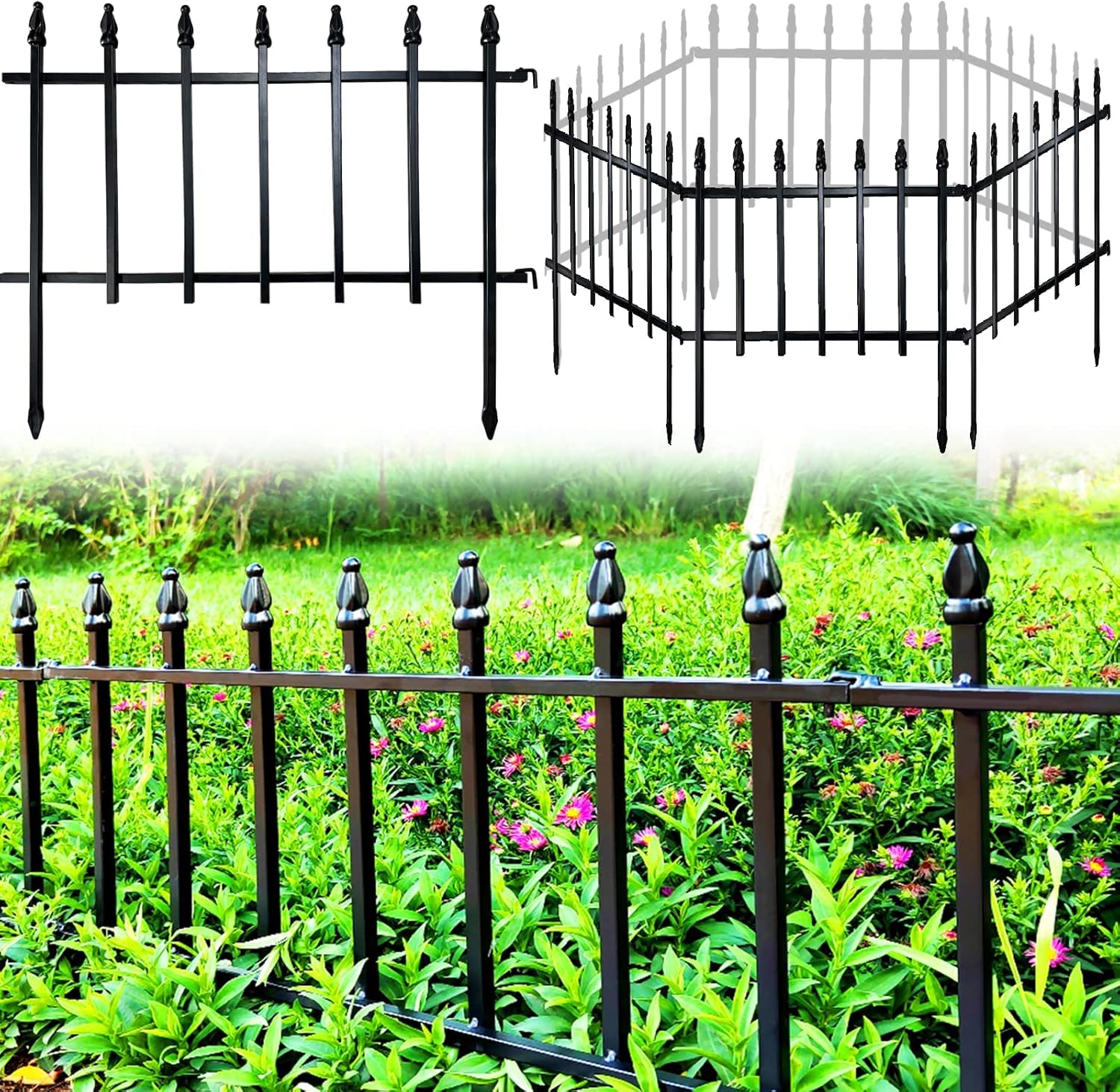 High-Quality Thealyn Metal Decorative Garden Fence, Premium Metal Fence Panels f...