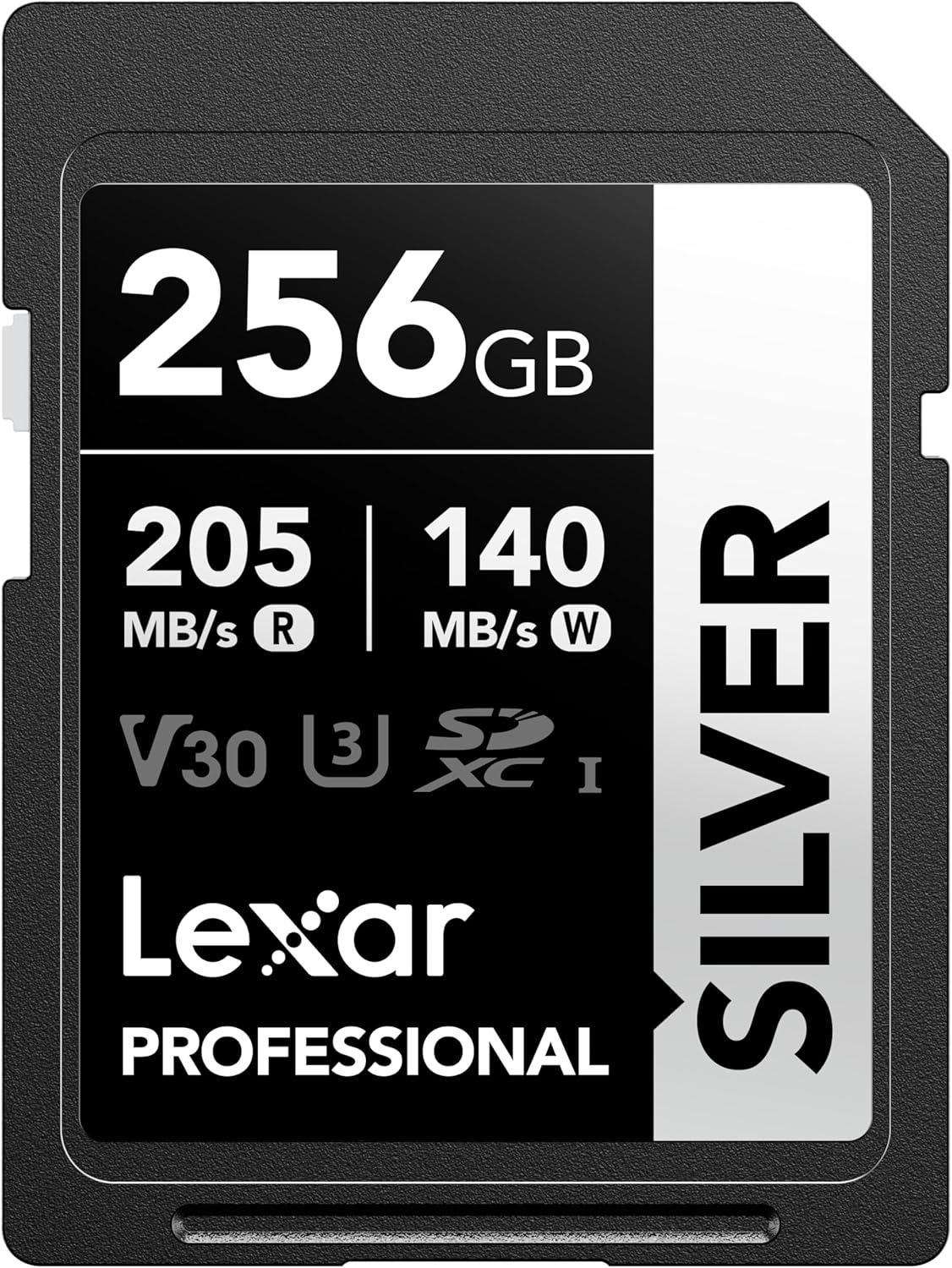 Lexar 256GB SD Card SILVER, Up to 205MB/s Read, 14...