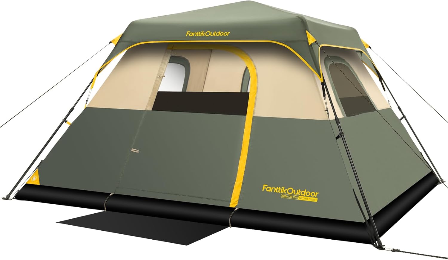 FanttikOutdoor Camping Tent 4/6/8/10 Person Instant Cabin Tent Setup in 60 Secon...