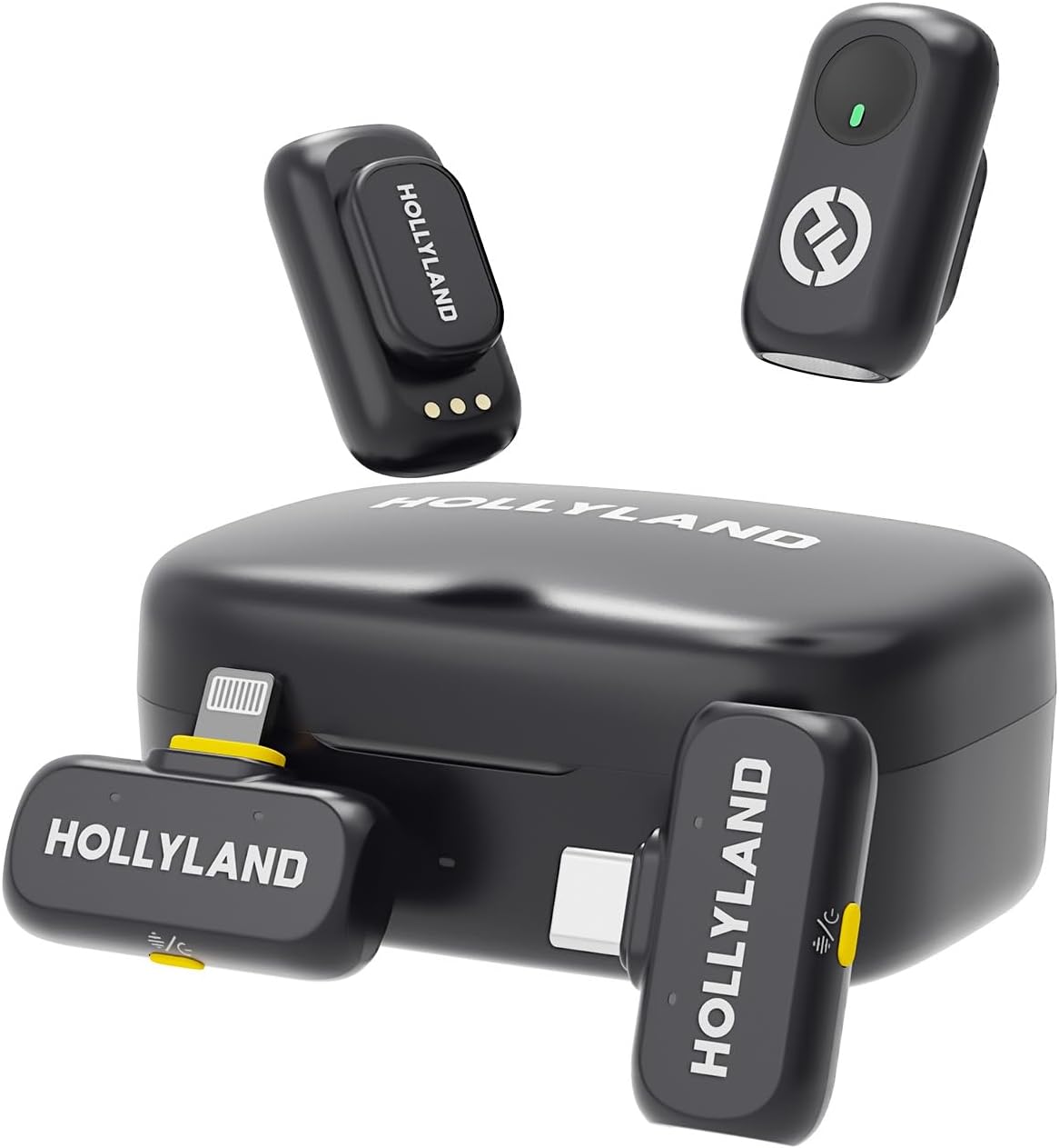 Premium Hollyland LARK A1 Combo, Innovative Wireless Mini Microphone System, Ver...