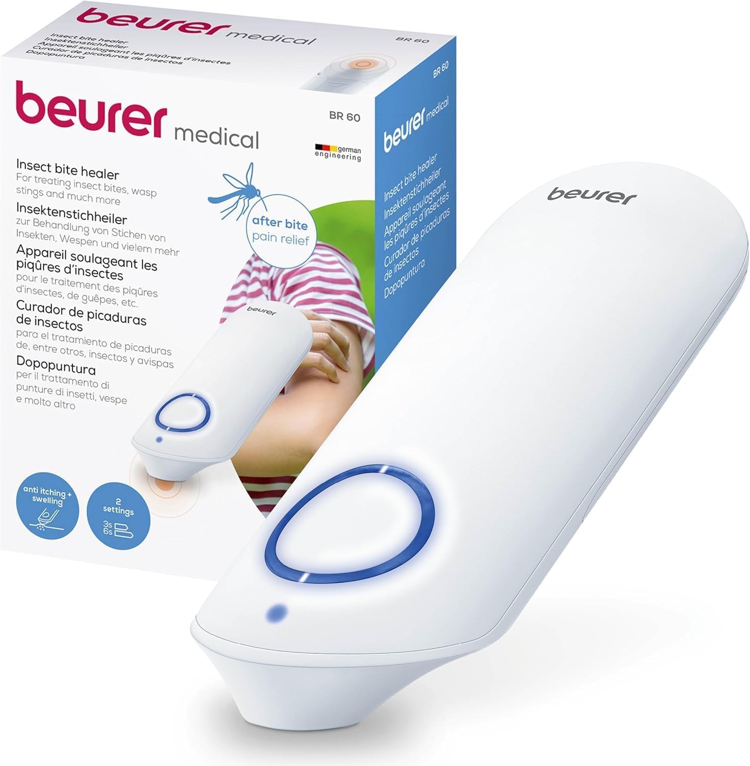 Beurer BR60 Insect Bite Healer, Insect Bite Pen Can Help Relieve Itching And Acc...