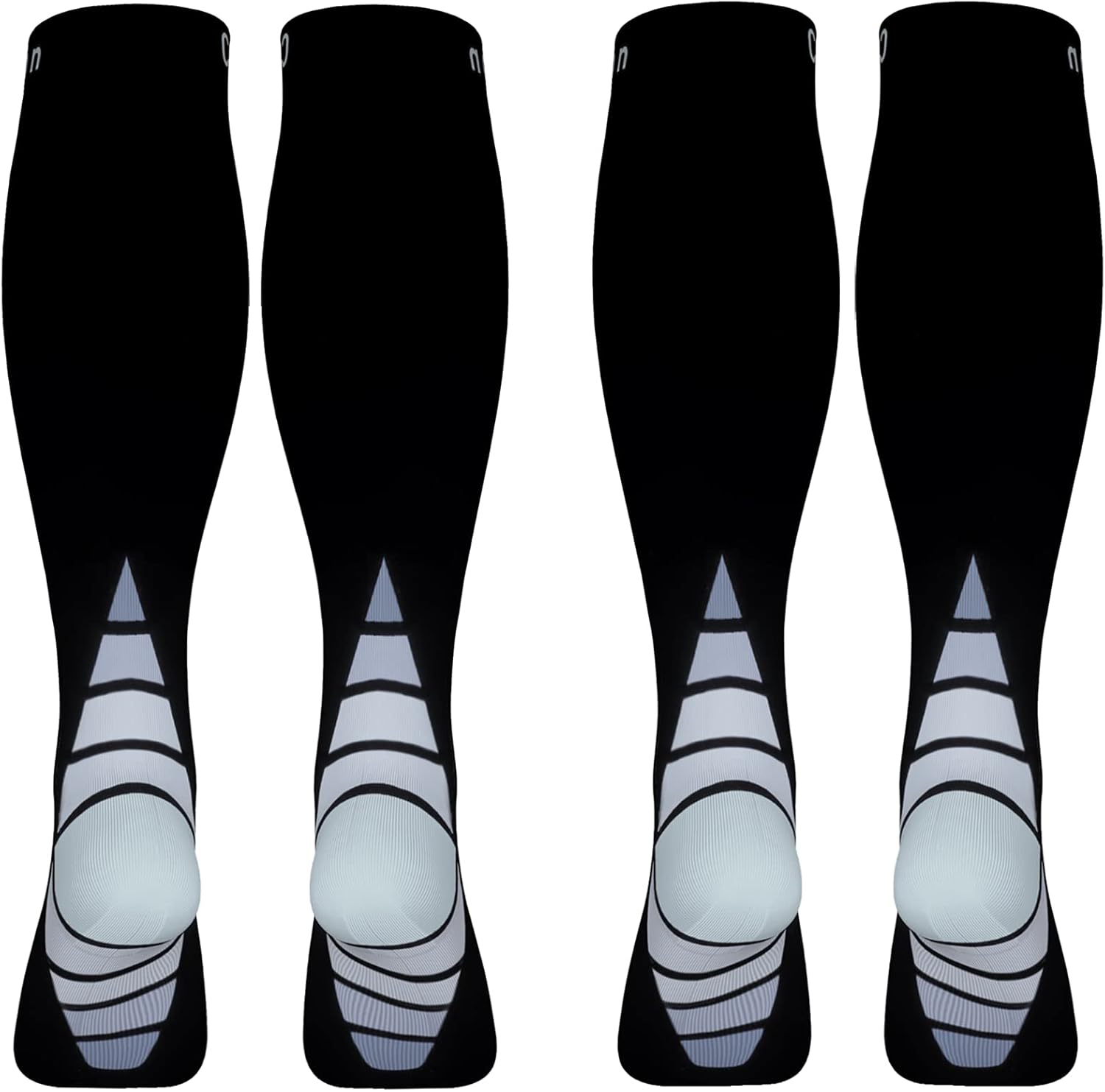 Calves Kelson (2 Pairs) Compression Socks/Stockings for Men & Women,Speed Up Rec...