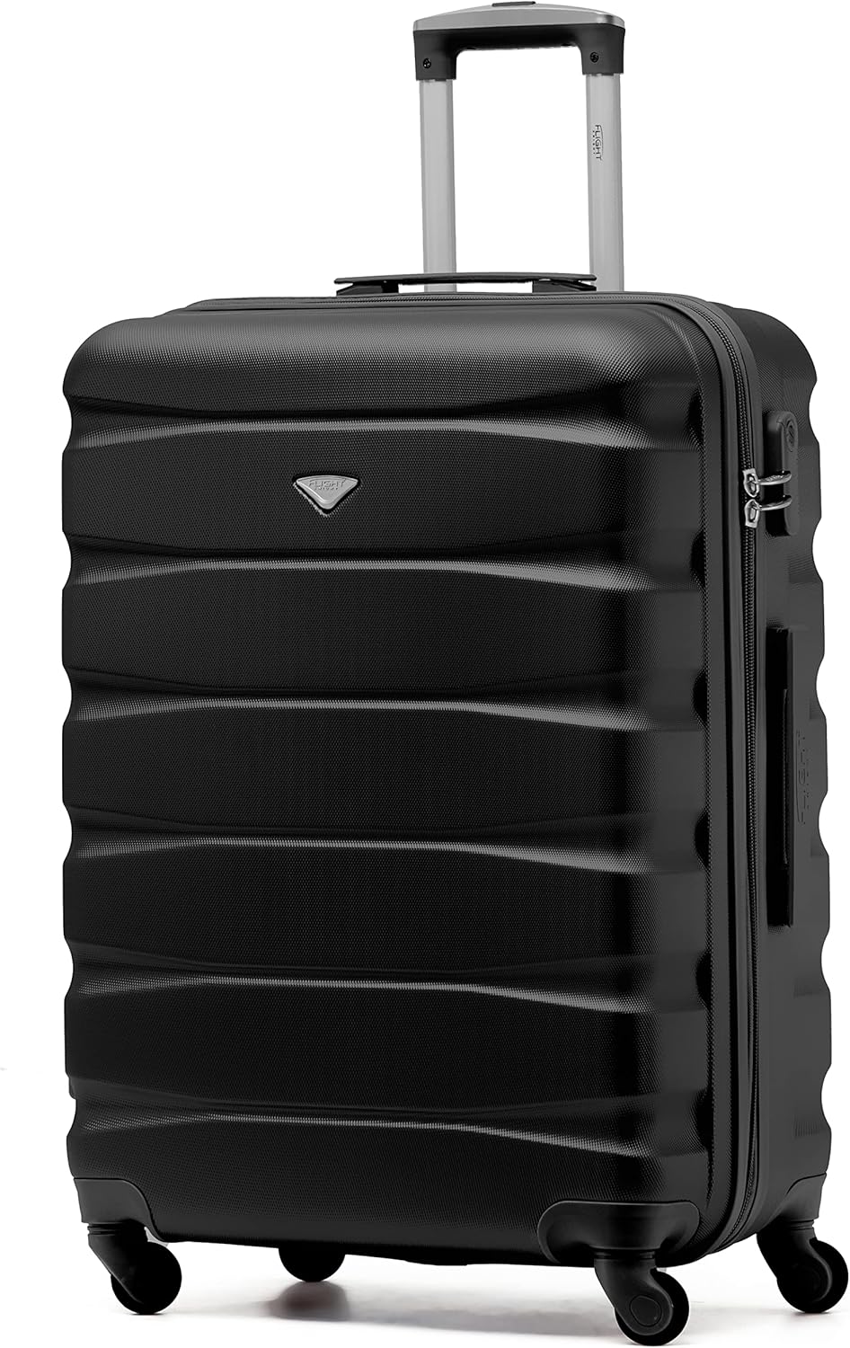 Flight Knight Lightweight 4 Wheel ABS Hard Case Medium Suitcase Approved for Ove...