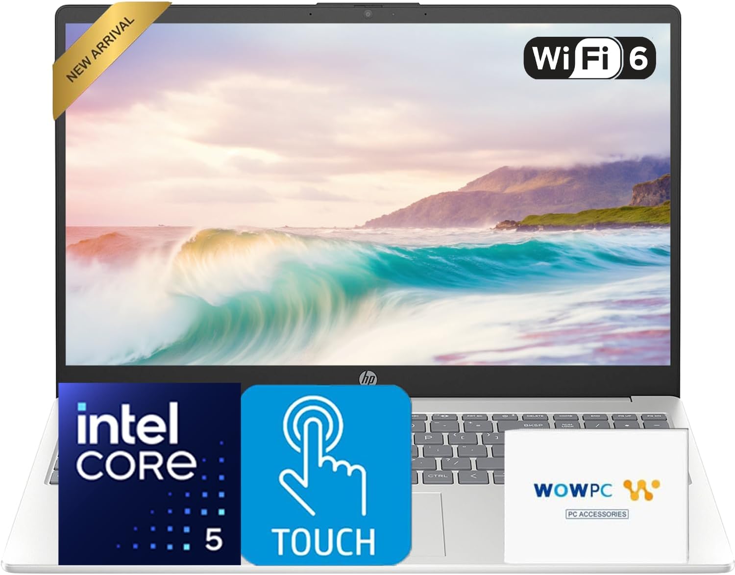 HP 2025 Pavilion 15.6" FHD Touchscreen Laptop Computer, 10-Core Intel Core 5 120...