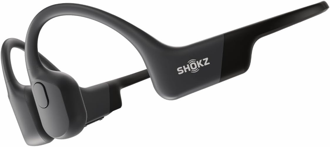 SHOKZ OpenRun with USB-C Charging - Open-Ear Bluetooth Bone Conduction Sport Hea...