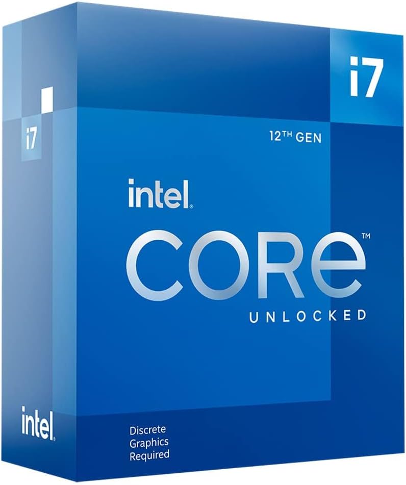 Intel® Core™ i7-12700KF Desktop Processor 12 (8P+4E) Cores up to 5.0 GHz Unlocke...