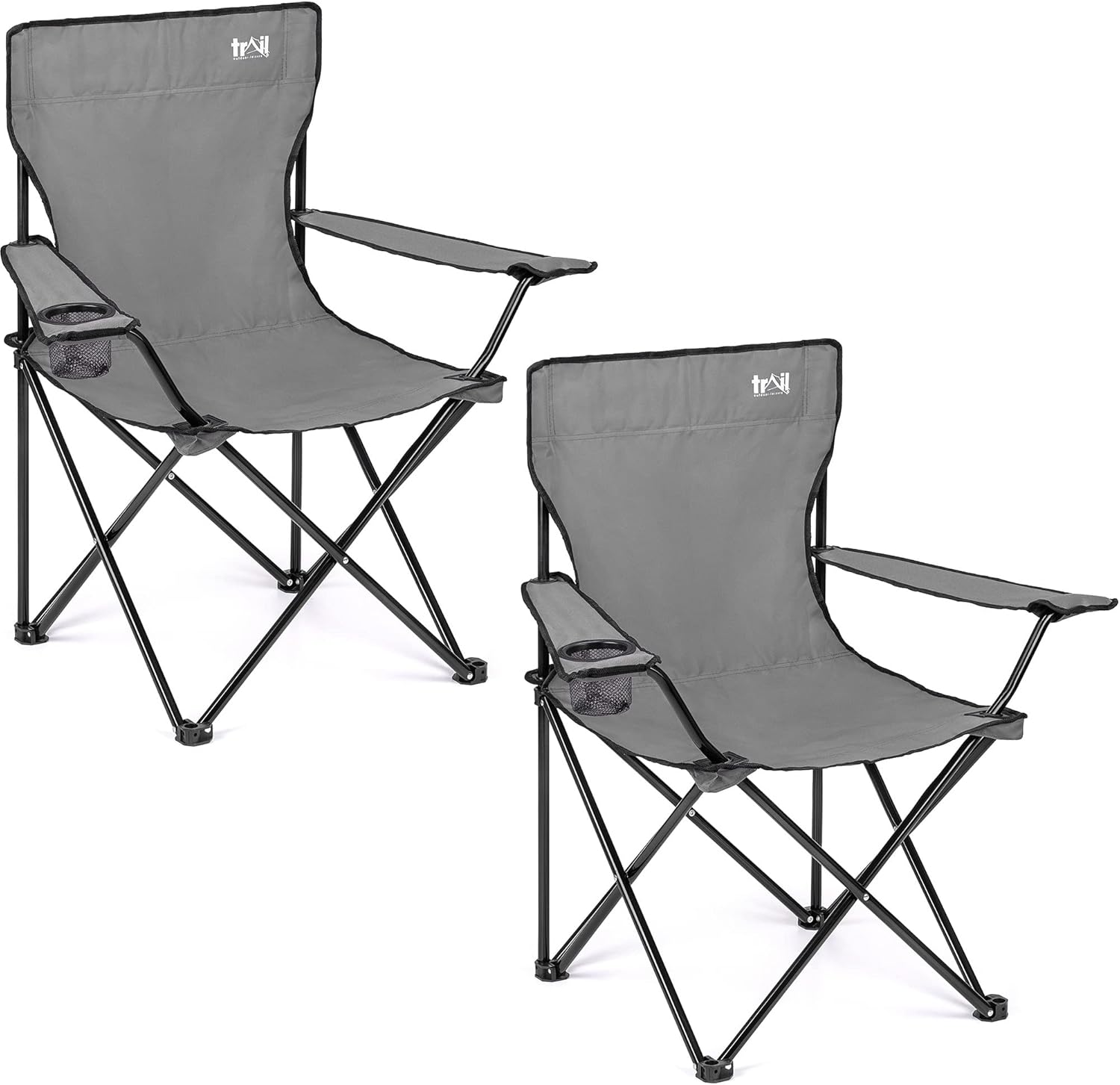High-Quality Trail Grey Camping Chair, Lightweight and Special Folding Chair Wit...
