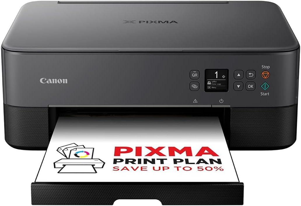 Canon PIXMA TS5350i Series - All-in-One Printers for Home Use with OLED Display...