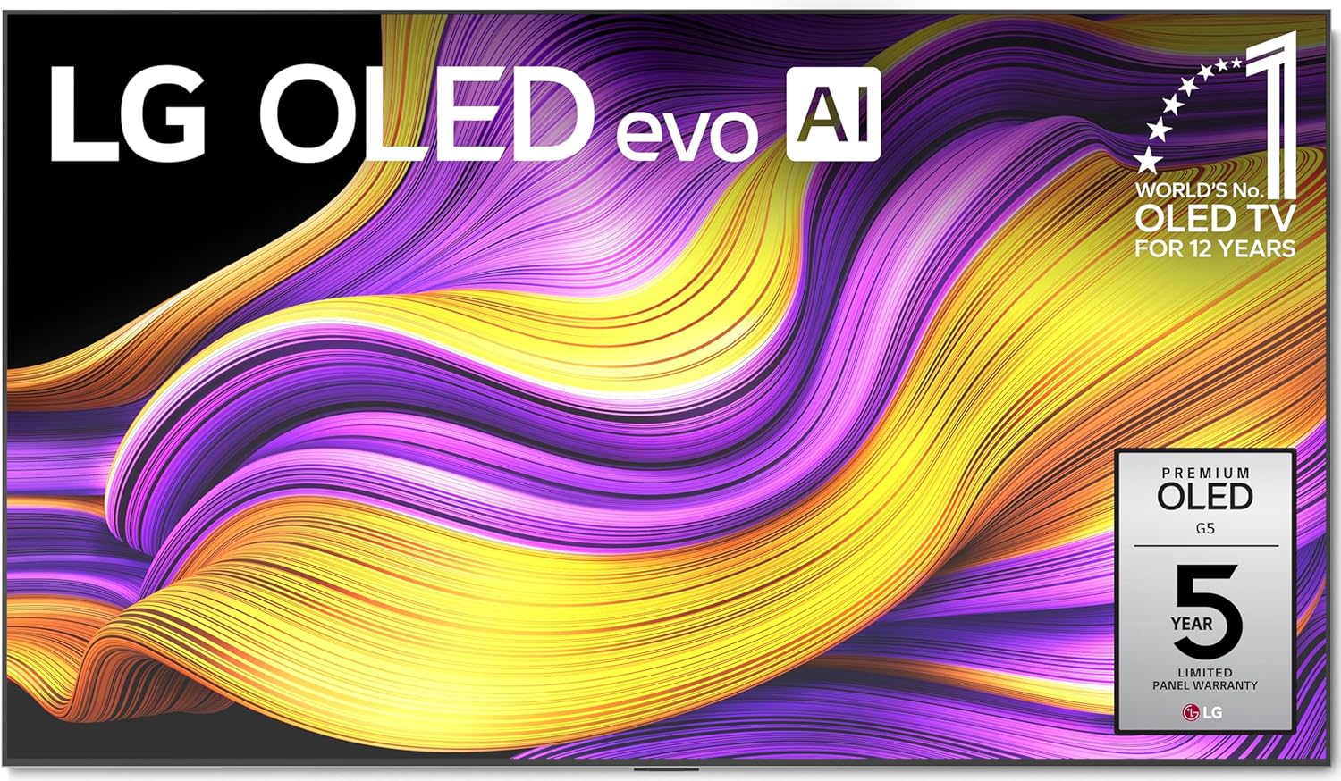 LG 77-Inch Class OLED evo AI 4K G5 Series Smart TV w/Dolby Atmos, Dolby Vision,...