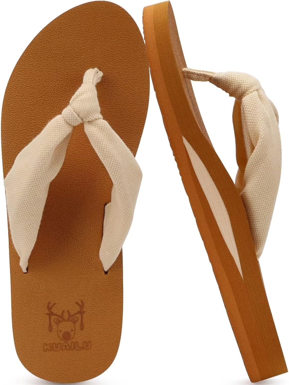 Top-Notch KuaiLu Women's Flip Flops, Exceptional Sandals with Arch Support, Comf...