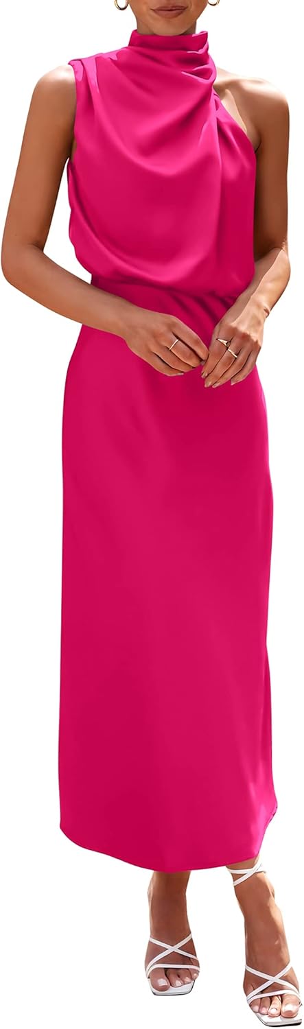 PRETTYGARDEN Elegant Dress, Special Women's Summer Satin Dress for 2025, Innovat...