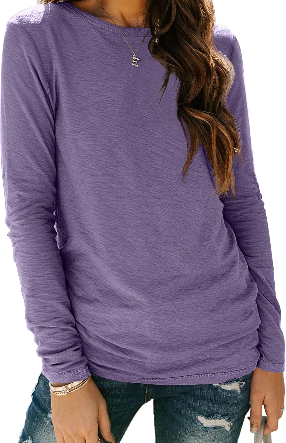 AUTOMET Long Sleeve Shirts, Special Business Casual Tops for Women, Fashionable...