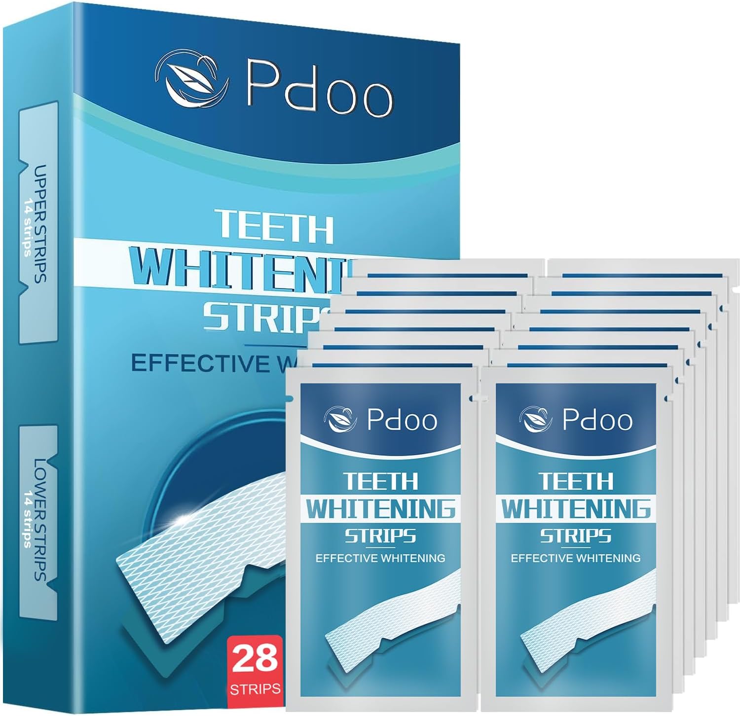 Teeth Whitening Strip - Whitening Strips for Sensitive People, Fast Remove Smoki...