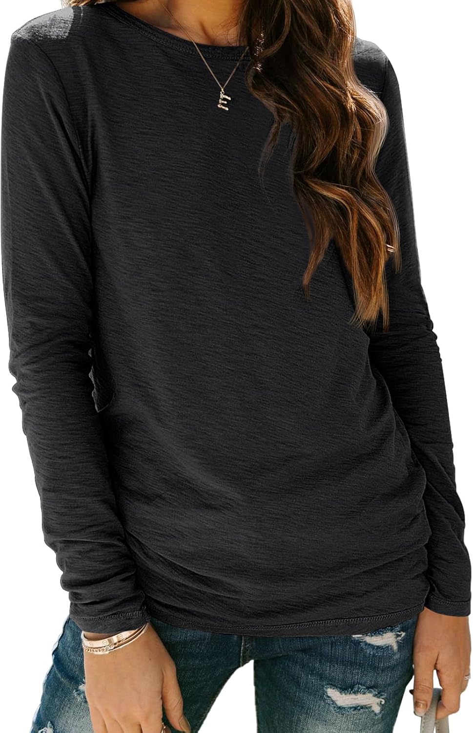 AUTOMET Long Sleeve Shirts for Women Business Casual Tops Fall Fashion Clothes W...