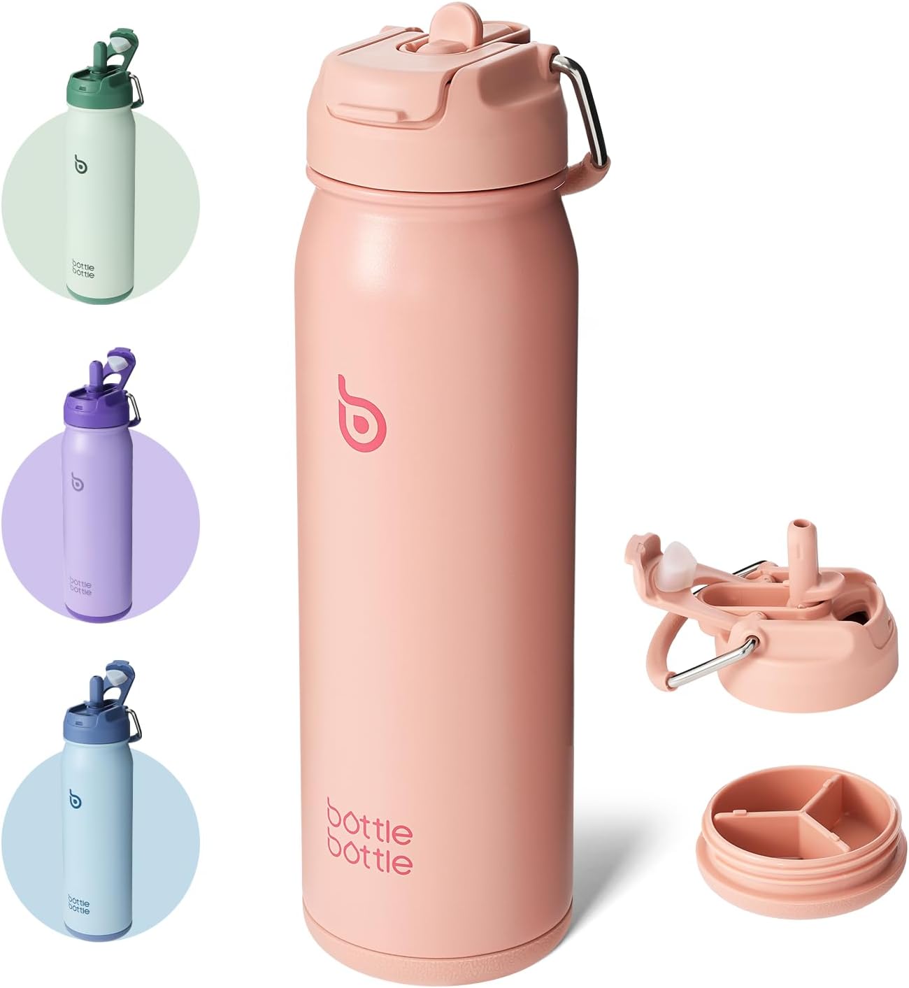 High-Quality BOTTLE BOTTLE Insulated Water Bottle, Innovative Stainless Steel Da...