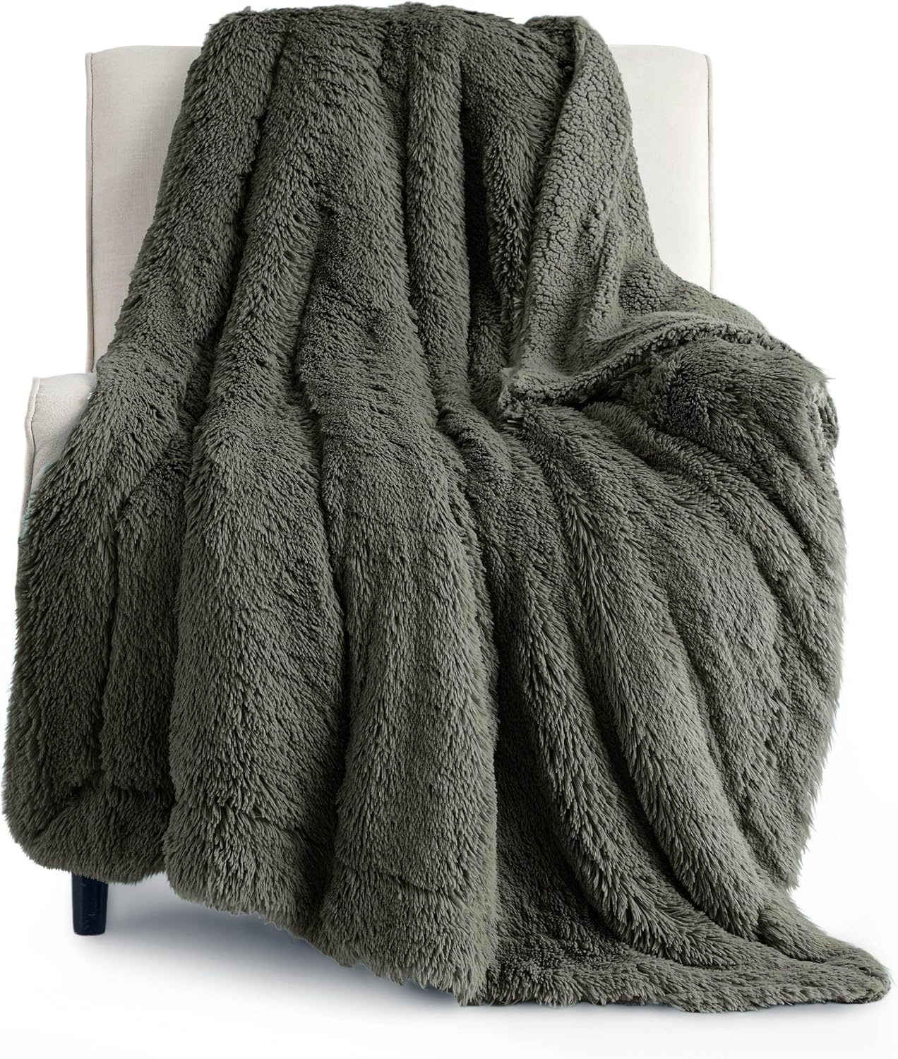 Bedsure Faux Fur Blanket, Special Twin Size Sherpa Blanket for Cozy Gifts, High-...