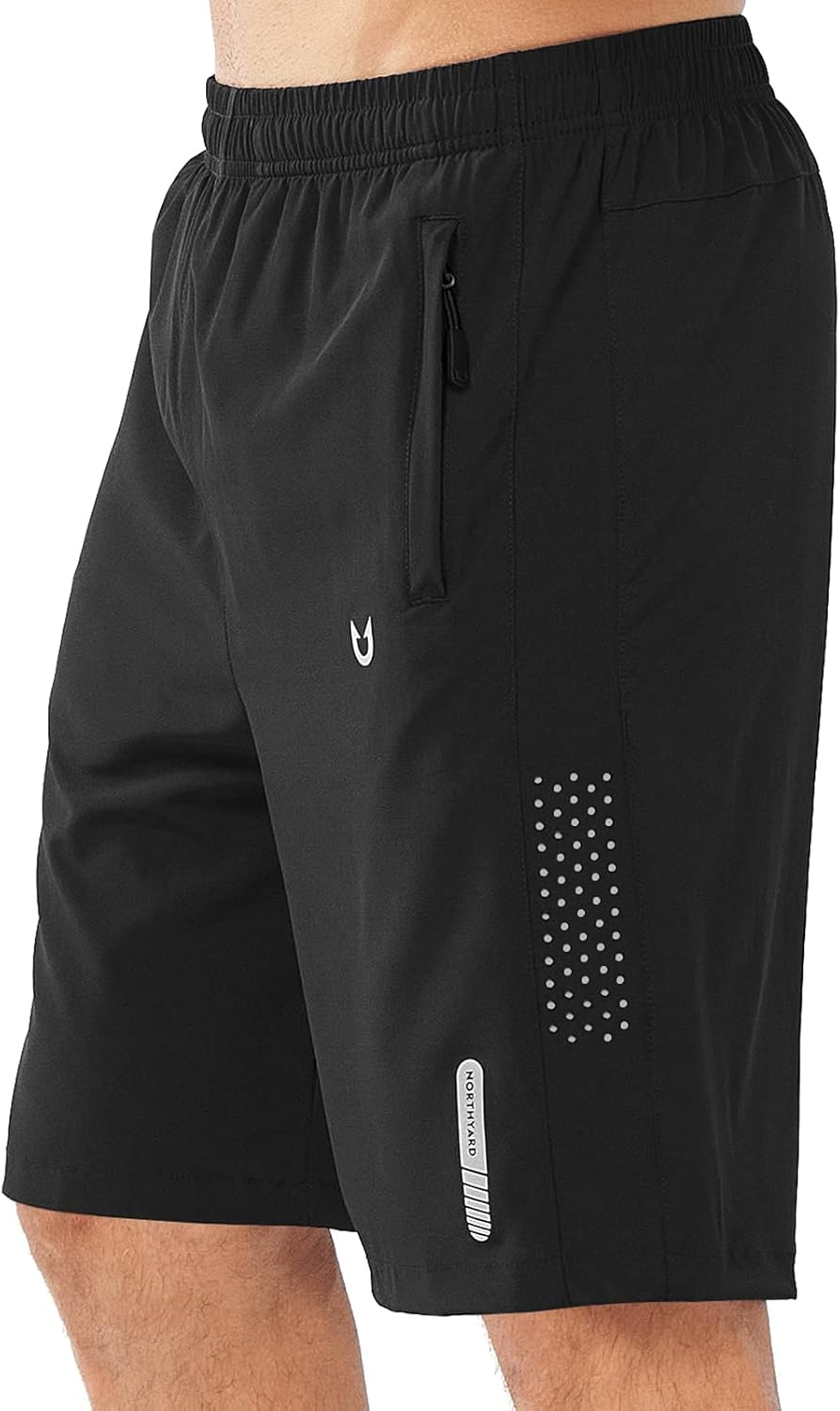 High-Quality NORTHYARD Men's Athletic Running Shorts, Special Quick Dry Workout...