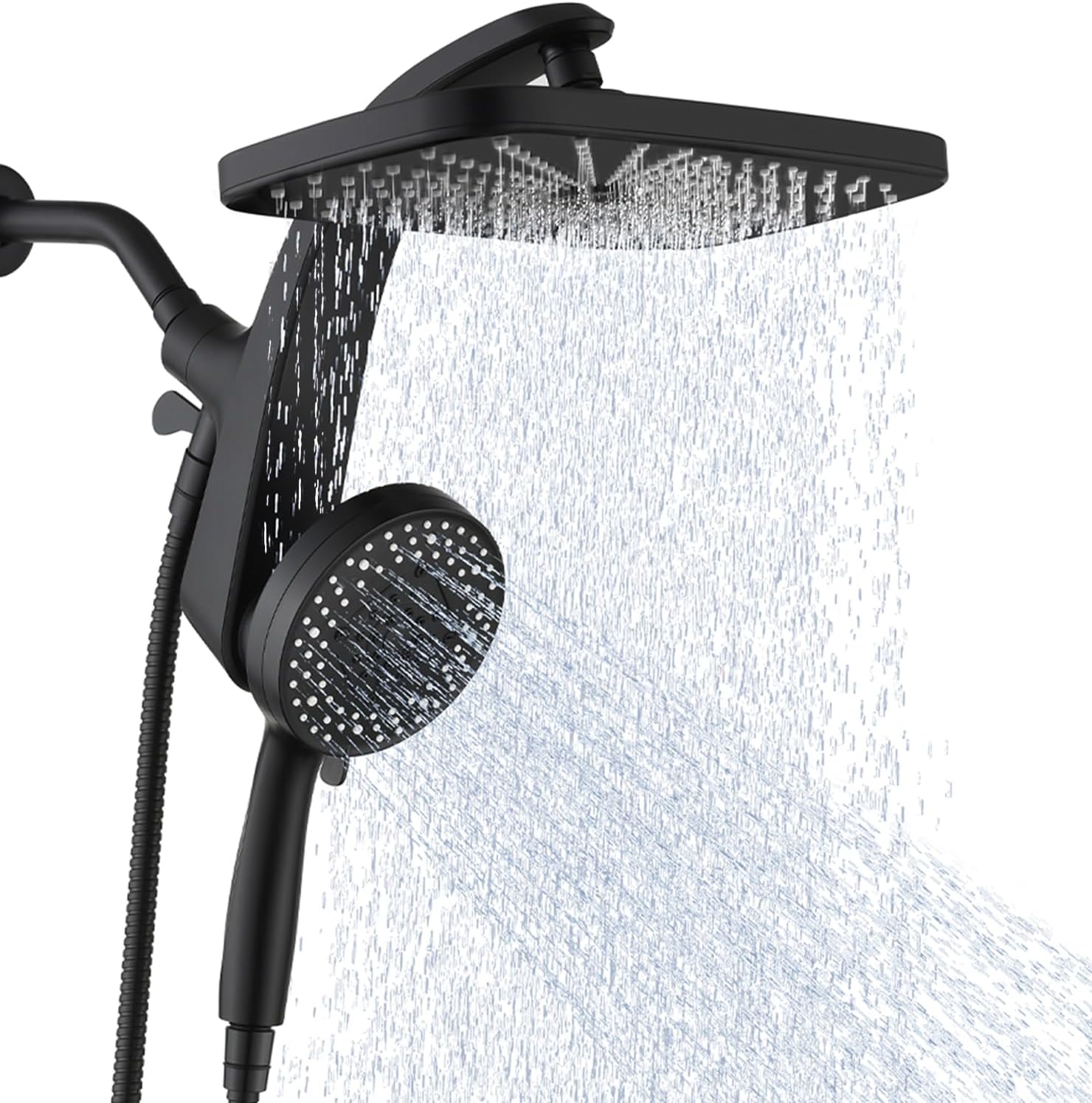 Ultimate High-Pressure Rain Shower Head, Exceptional Shower Head Upgrade with Ha...
