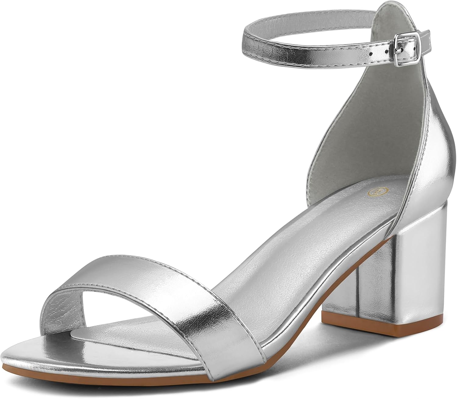 Elegant mysoft Women's Chunky Low Heels, Stylish Open Toe Block Heeled Dress Hee...