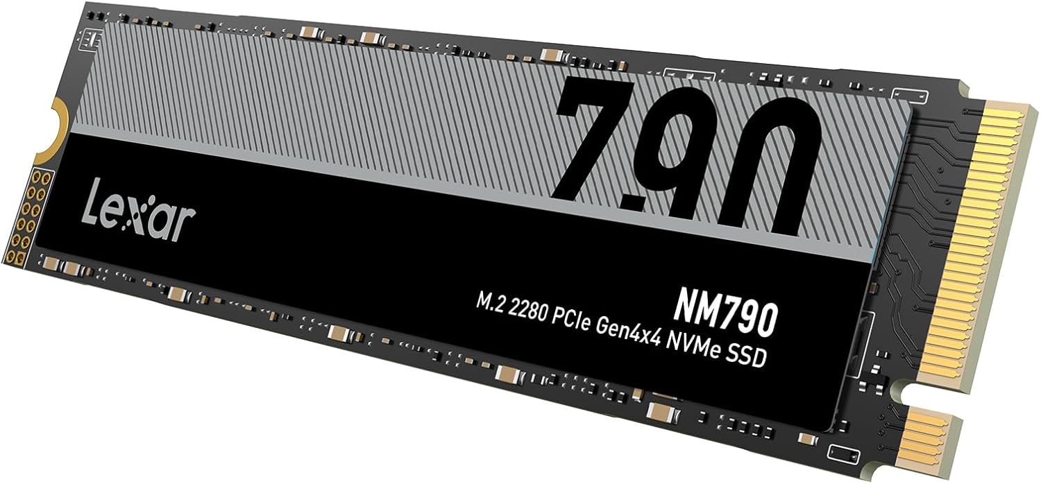 High-Performance Lexar NM790 SSD, Superior M.2 2280 PCIe Gen4x4 NVMe Internal SS...