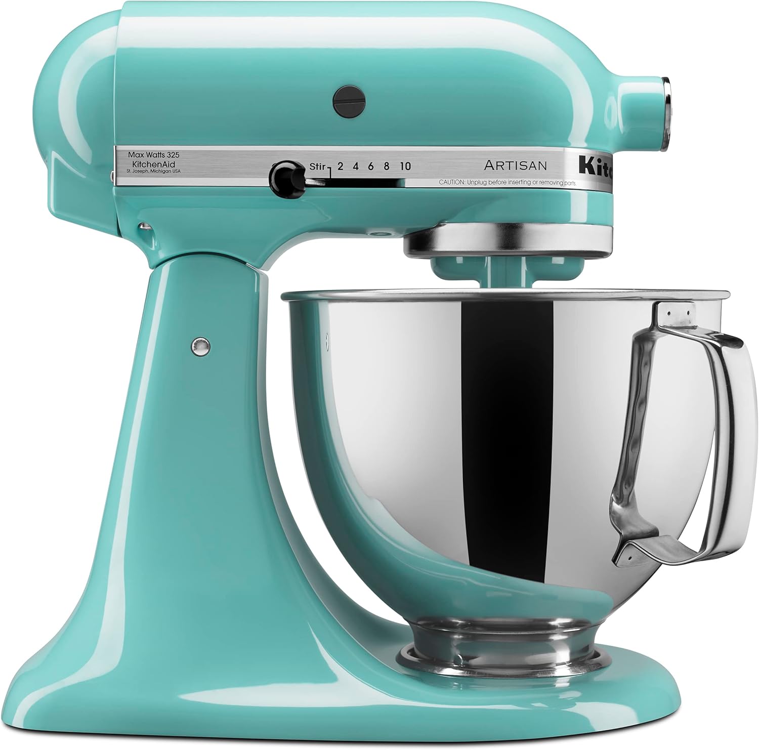 KitchenAid Artisan Series 5 Quart Tilt Head Stand Mixer with Pouring Shield KSM1...