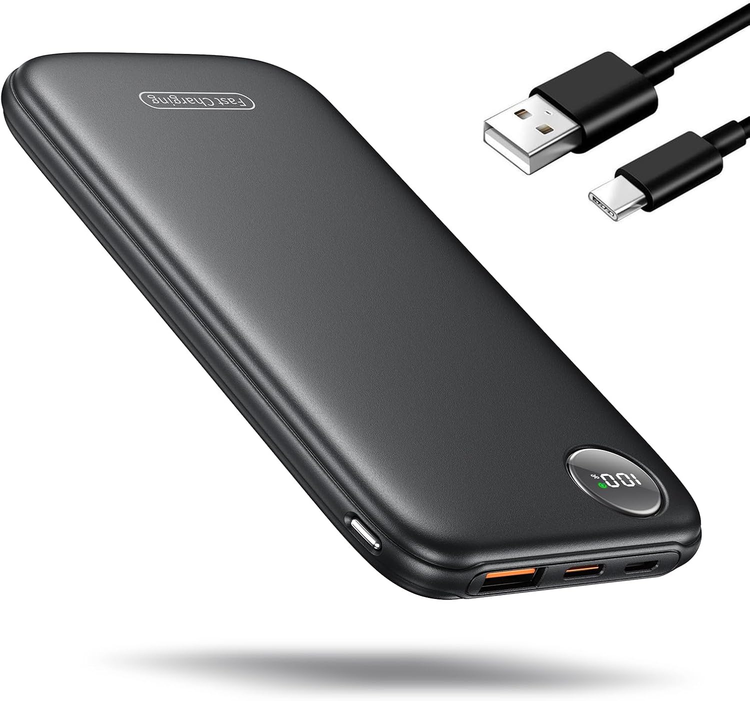 Power Bank, 4.5A/22.5W Fast Charging Portable Charger 10000mAh Slim PowerBank wi...