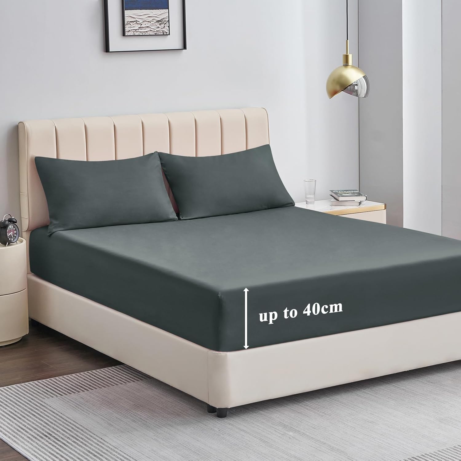 My Fav style Special Aisbo Double Fitted Sheet, Unique Extra Deep Pocket Bed She...