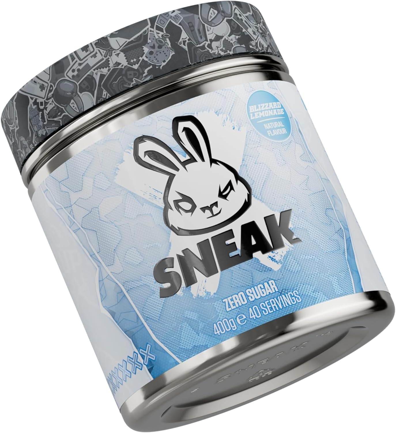 Premium SNEAK Energy Drink Powder, Exclusive Blizzard Flavor, Innovative Sugar-F...