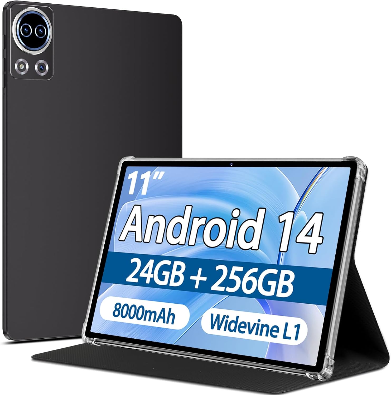 High-Performance Tablet 11 inch Android 14, Special Powerful Tablets with 24GB R...