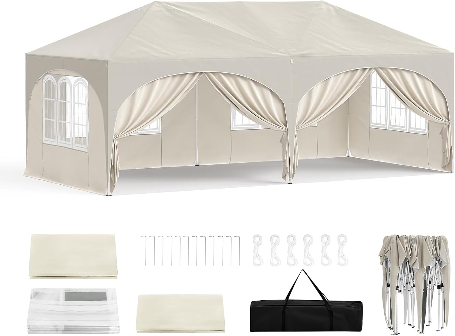 WOLTU Pop-up Gazebo, Special Event Shelter for Outdoor Enthusiasts, Innovative F...