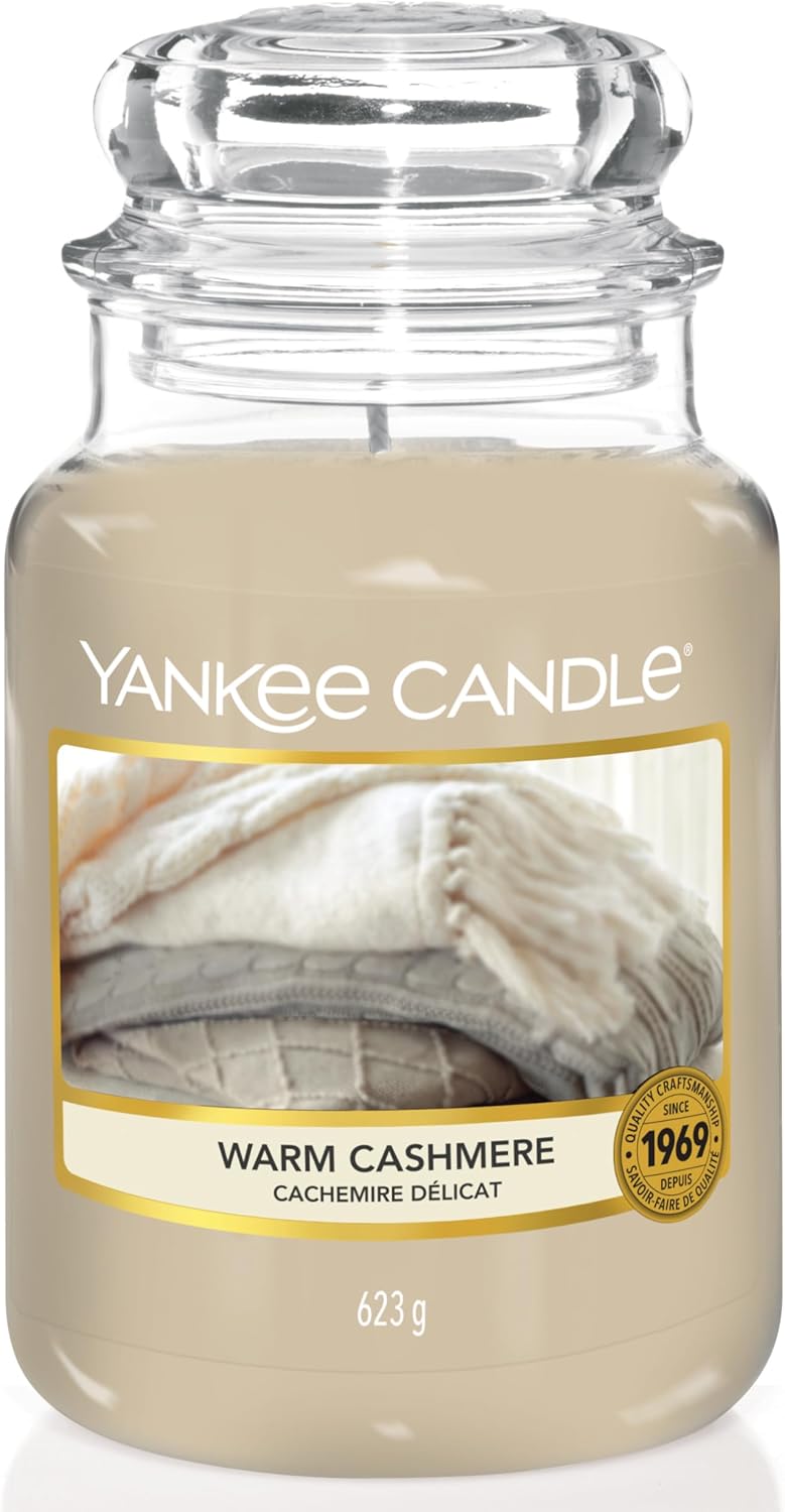 Yankee Candle Scented Candle | Warm Cashmere Large Jar | Long Burning Candles: u...
