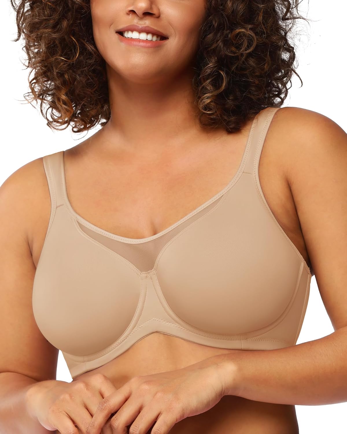 HSIA Minimizer Bras, Special Women Plus Size Bra, Full Coverage Coolcomfort T Sh...
