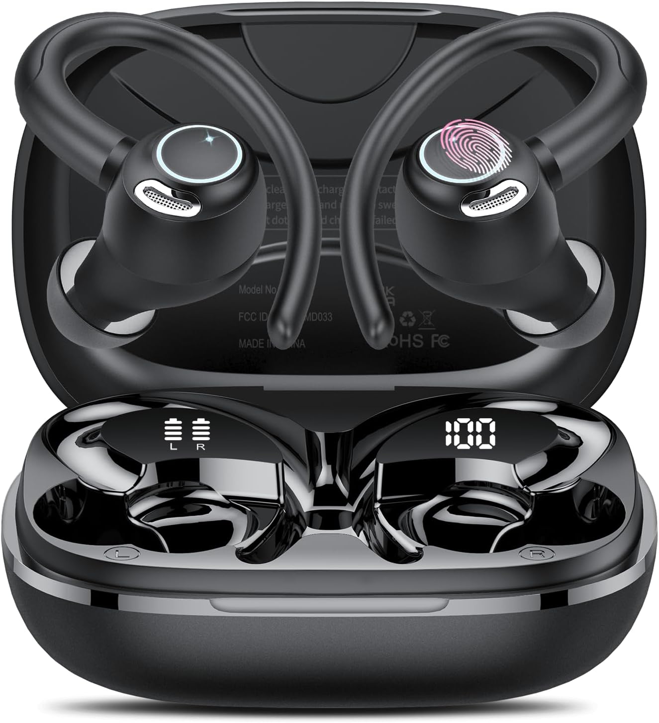 AI Translation Earbuds Real Time, 3-in-1 Bluetooth 5.4 Translator Earbuds with 7...